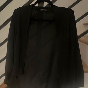 SHEIN Black Blazer Elegant Structured Suit Jacket